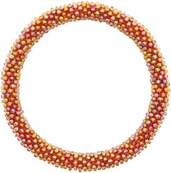 Gleaming Ochre Solid - LOTUS SKY Nepal Bracelets