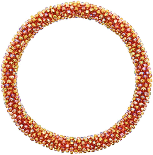 Gleaming Ochre Solid - LOTUS SKY Nepal Bracelets