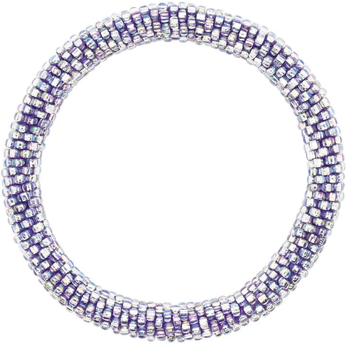 Glowing Amethyst Solid - LOTUS SKY Nepal Bracelets