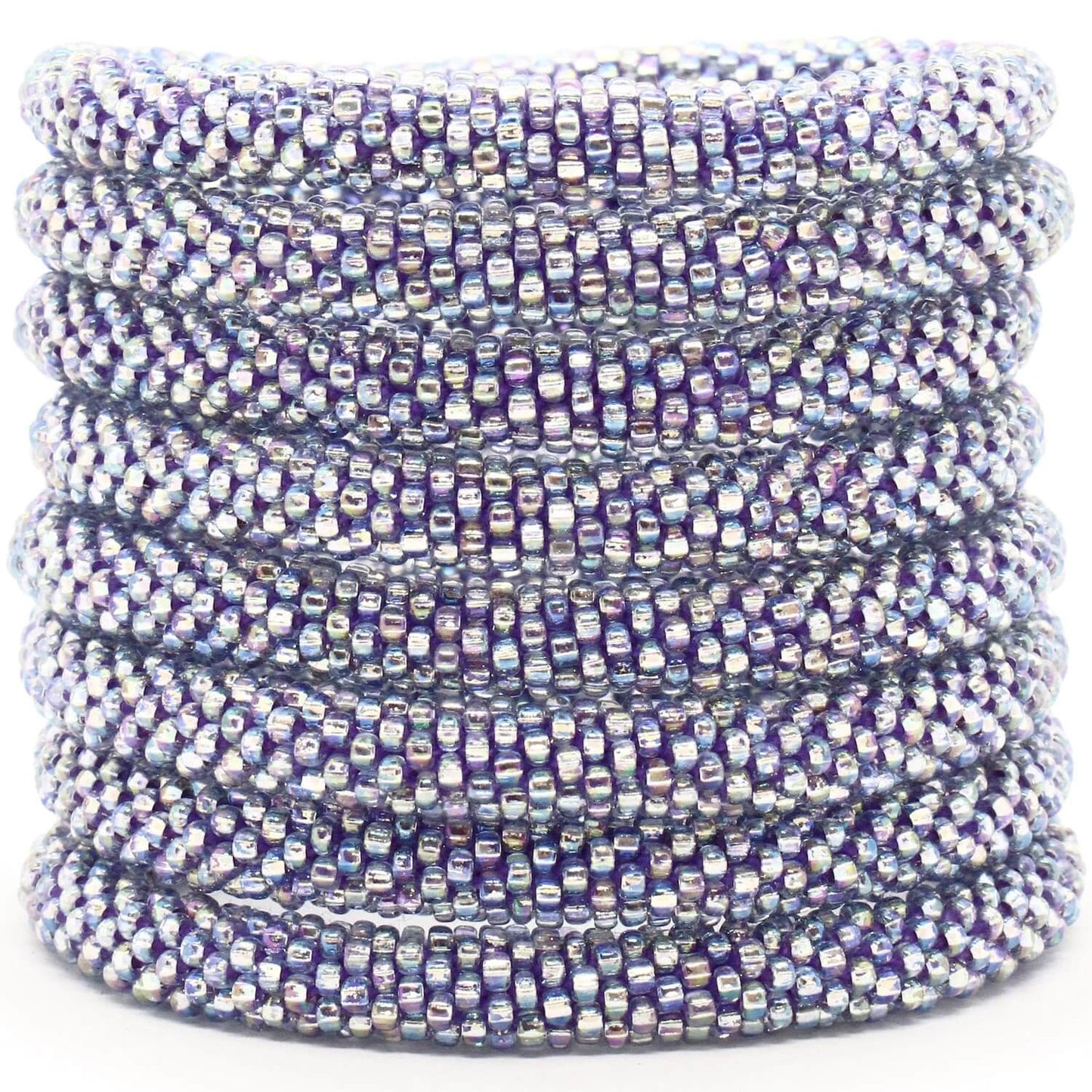 Glowing Amethyst Solid - LOTUS SKY Nepal Bracelets