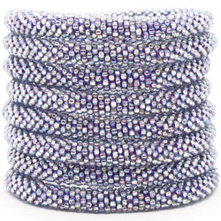 Glowing Amethyst Solid - LOTUS SKY Nepal Bracelets