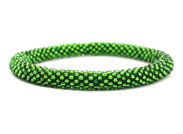 Green Abundance Solid - LOTUS SKY Nepal Bracelets