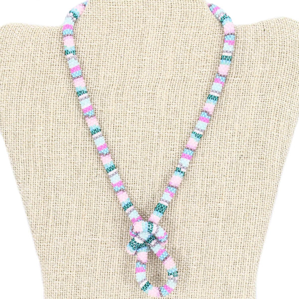 High Tide Textile 24" Single-Layer Necklace - LOTUS SKY Nepal Bracelets