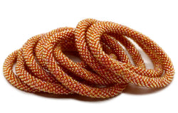 Honey Orange Solid - LOTUS SKY Nepal Bracelets