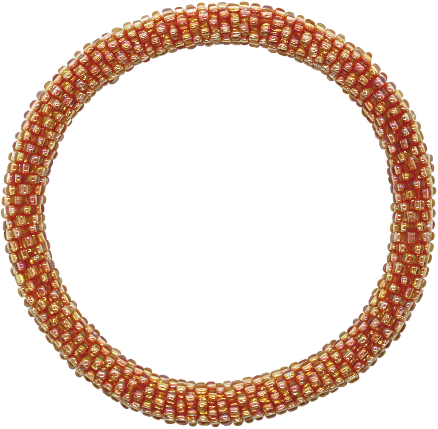 Honey Orange Solid - LOTUS SKY Nepal Bracelets