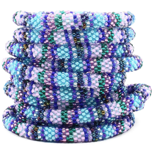 Hydrographic Textile - LOTUS SKY Nepal Bracelets