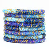 Mermaid Scales Blue Ombré - LOTUS SKY Nepal Bracelets
