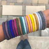 Assorted SOLIDS Grab Bag - 10 Assorted Bracelets - LOTUS SKY Nepal Bracelets