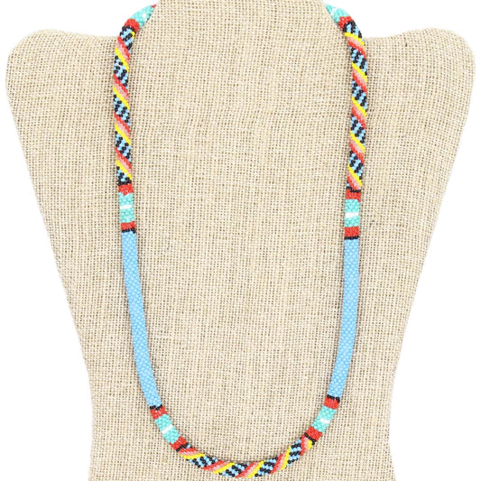 Meracanda - 28" "More Length" Single-Layer Necklace - LOTUS SKY Nepal Bracelets