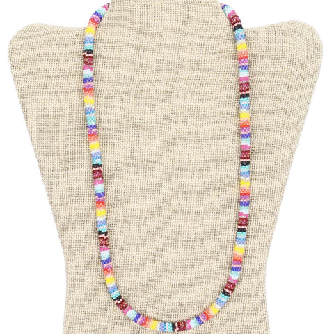 Mexican Textiles 24" Single-Layer Necklace