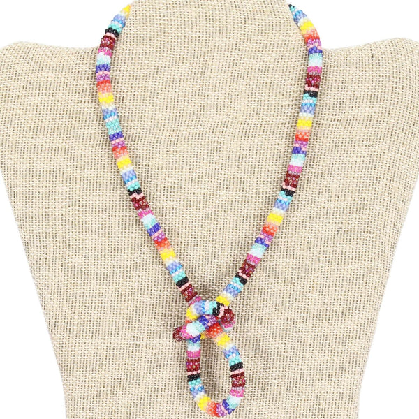 Mexican Textiles 24" Single-Layer Necklace - LOTUS SKY Nepal Bracelets