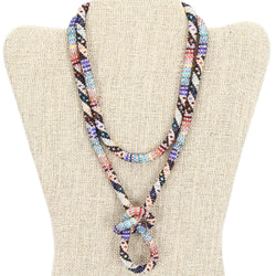 Give Her a Chance 42" Double Wrapper Necklace - LOTUS SKY Nepal Bracelets