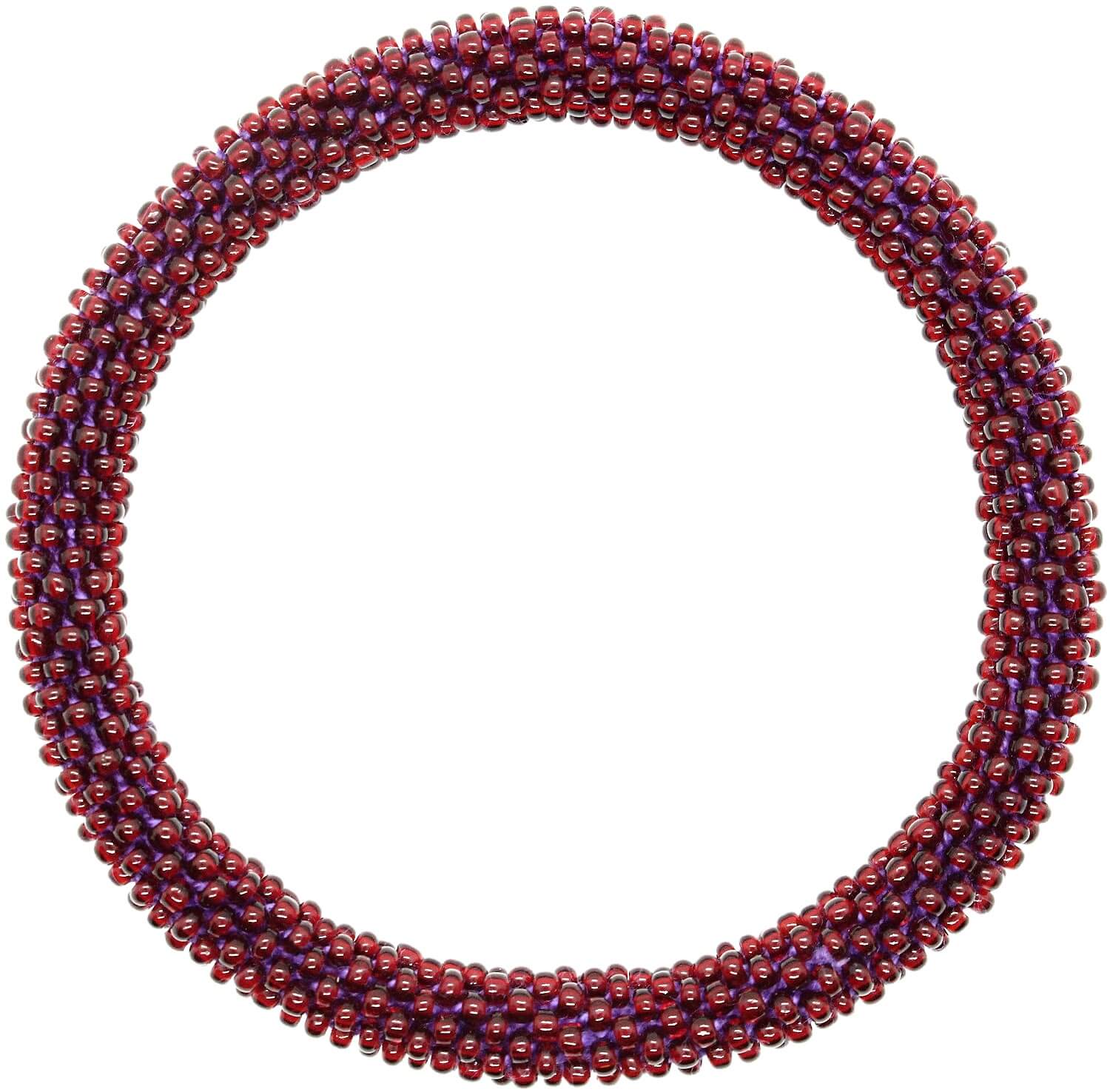 Dark Wine Solid - LOTUS SKY Nepal Bracelets