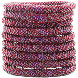 Dark Wine Solid - LOTUS SKY Nepal Bracelets