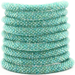 Exotic Beetle Green Solid - LOTUS SKY Nepal Bracelets