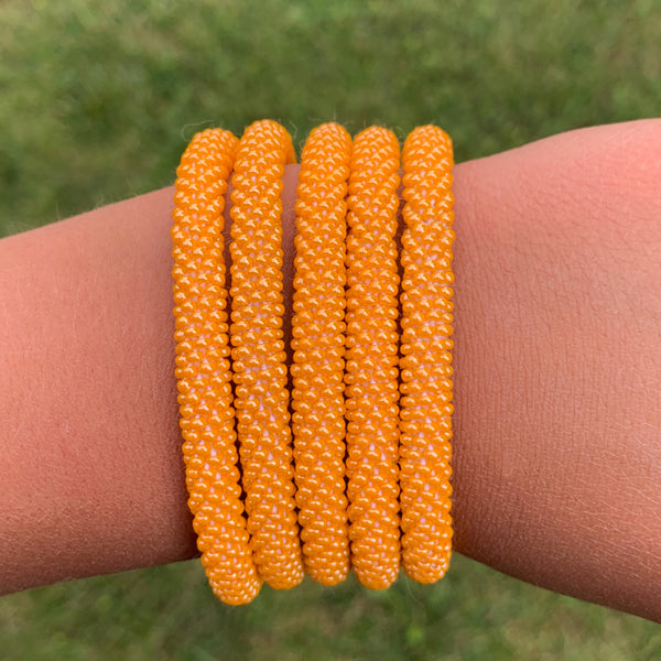 Florida Orange Solid - LOTUS SKY Nepal Bracelets