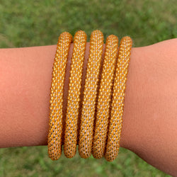 Starlight Gold Solid - LOTUS SKY Nepal Bracelets