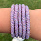 Glazed Rustic Purple Solid - LOTUS SKY Nepal Bracelets