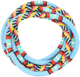 Meracanda 63" Triple Wrapper Necklace - LOTUS SKY Nepal Bracelets