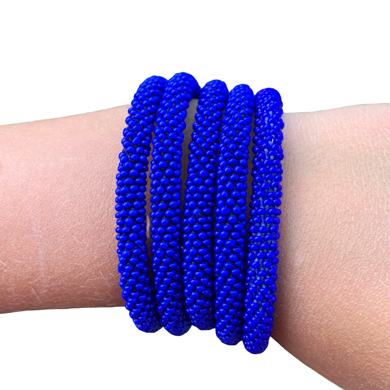 Royal Blue Solid - LOTUS SKY Nepal Bracelets