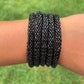 Black on Black Semisolid - LOTUS SKY Nepal Bracelets