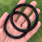 Black on Black Semisolid - LOTUS SKY Nepal Bracelets