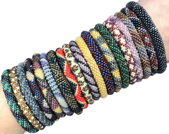 $5 Training Bracelets - Earthy Bohemian Theme - 6 bracelet sets