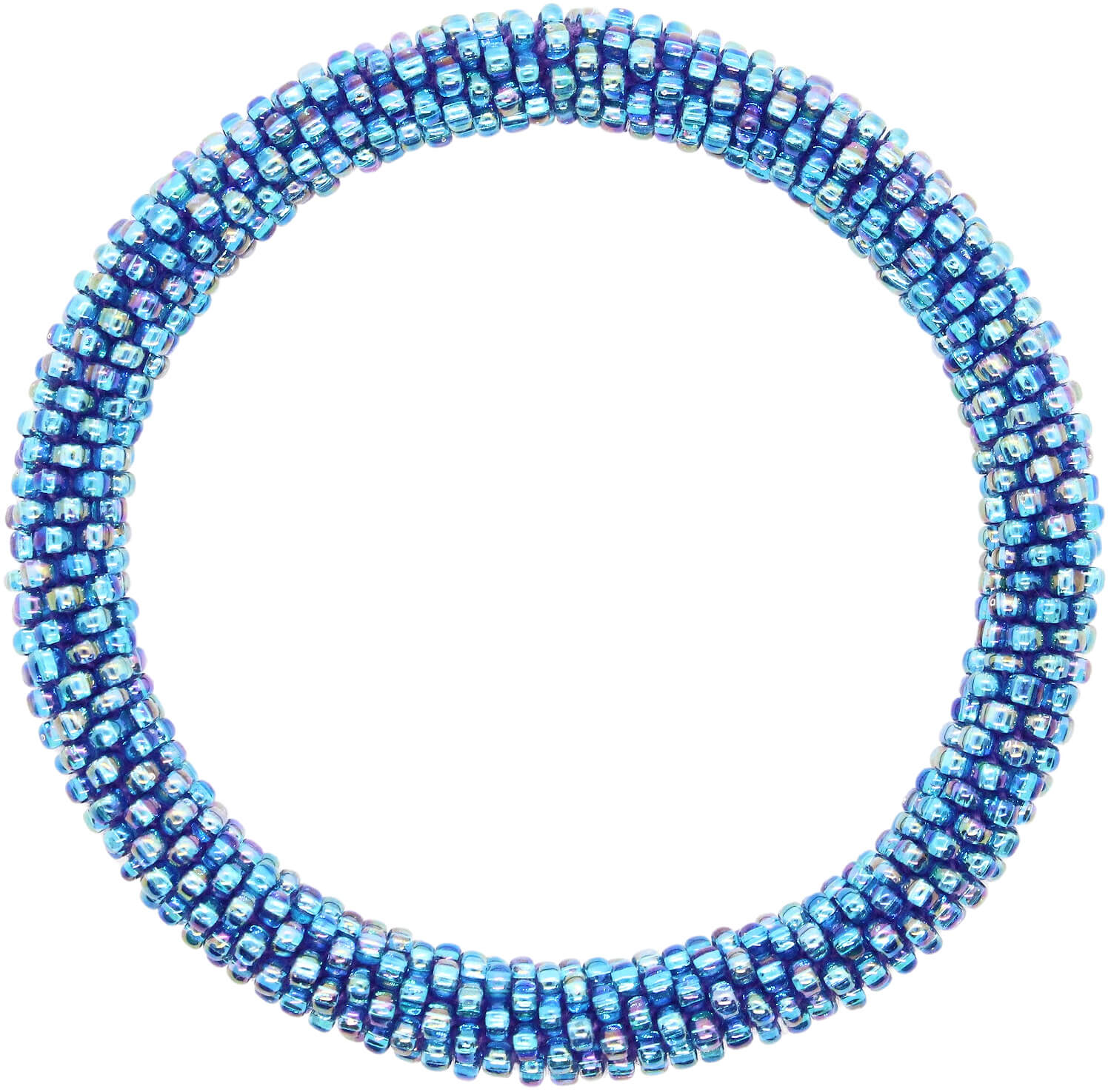 Mermaid's Tail Blue Solid - LOTUS SKY Nepal Bracelets