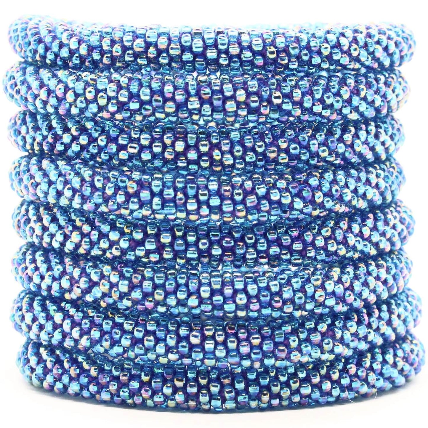 Mermaid's Tail Blue Solid - LOTUS SKY Nepal Bracelets