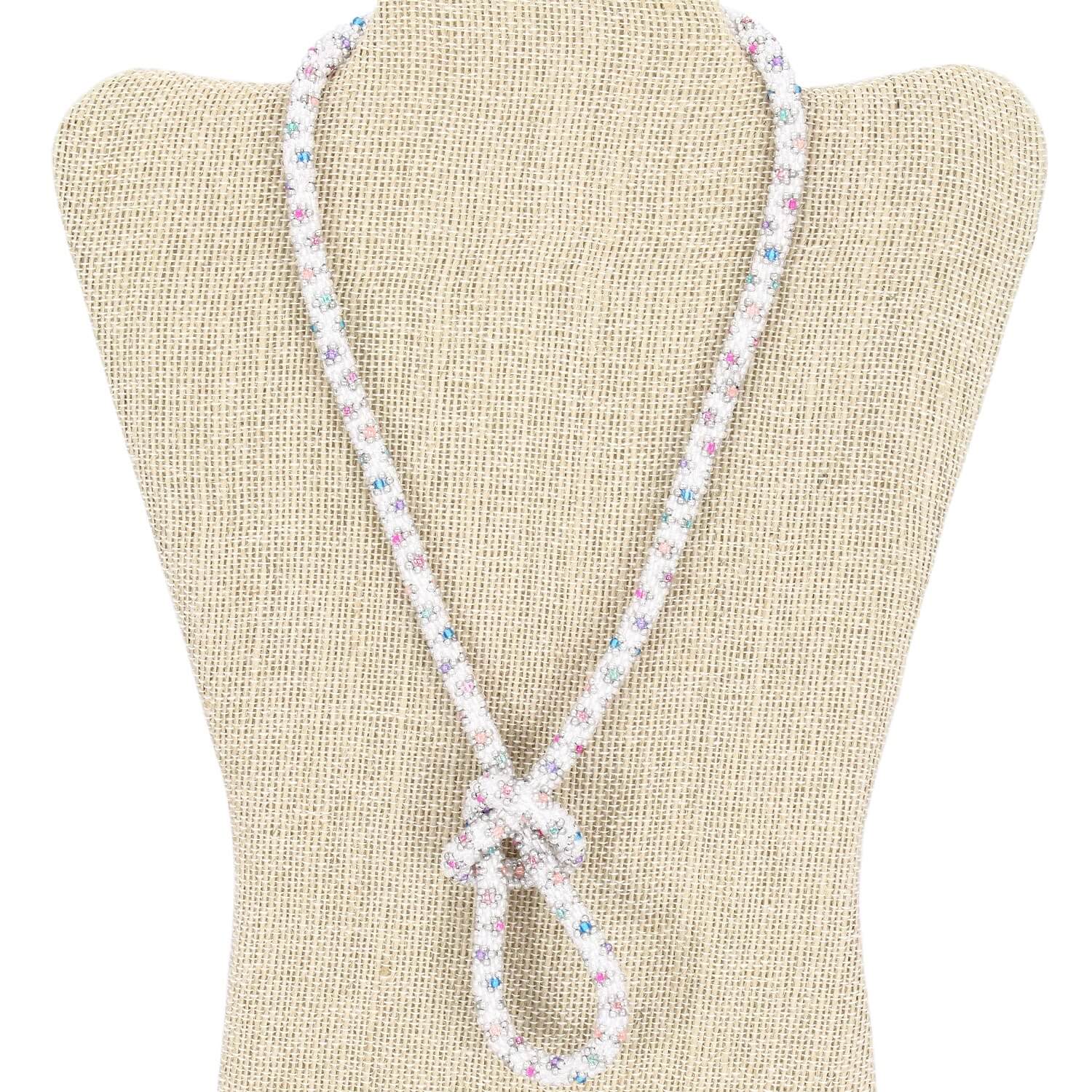 It's Snowing Flower Flakes 24" OR 28" Single-Layer Necklace - LOTUS SKY Nepal Bracelets