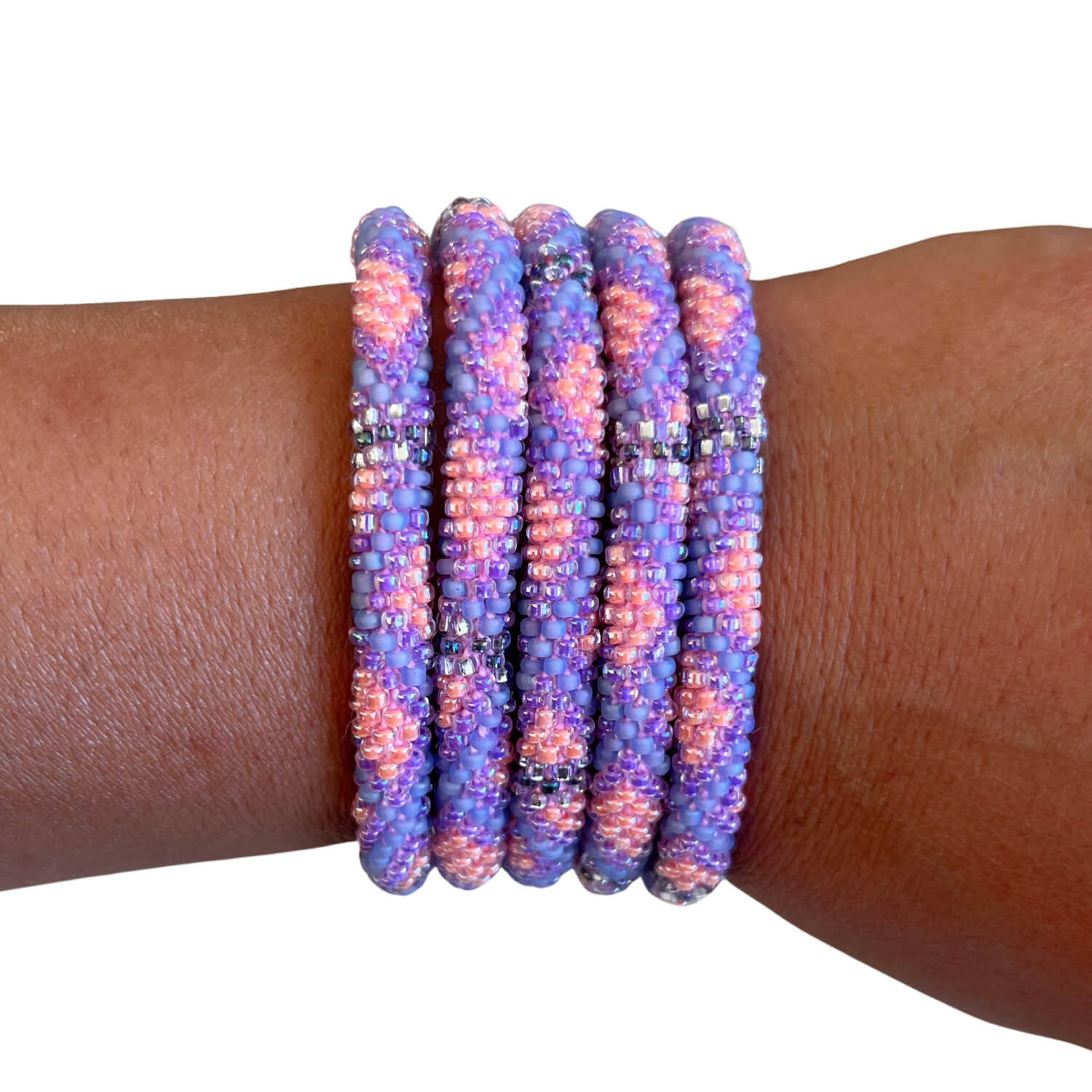 Heliotrope Crystal - LOTUS SKY Nepal Bracelets