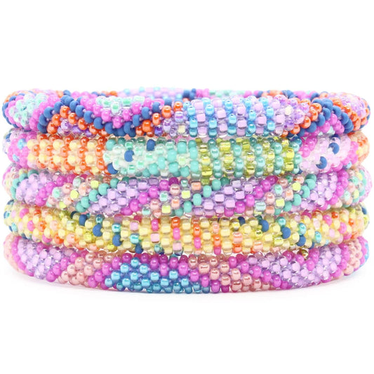 Day-Glow Marble Cake - LOTUS SKY Nepal Bracelets