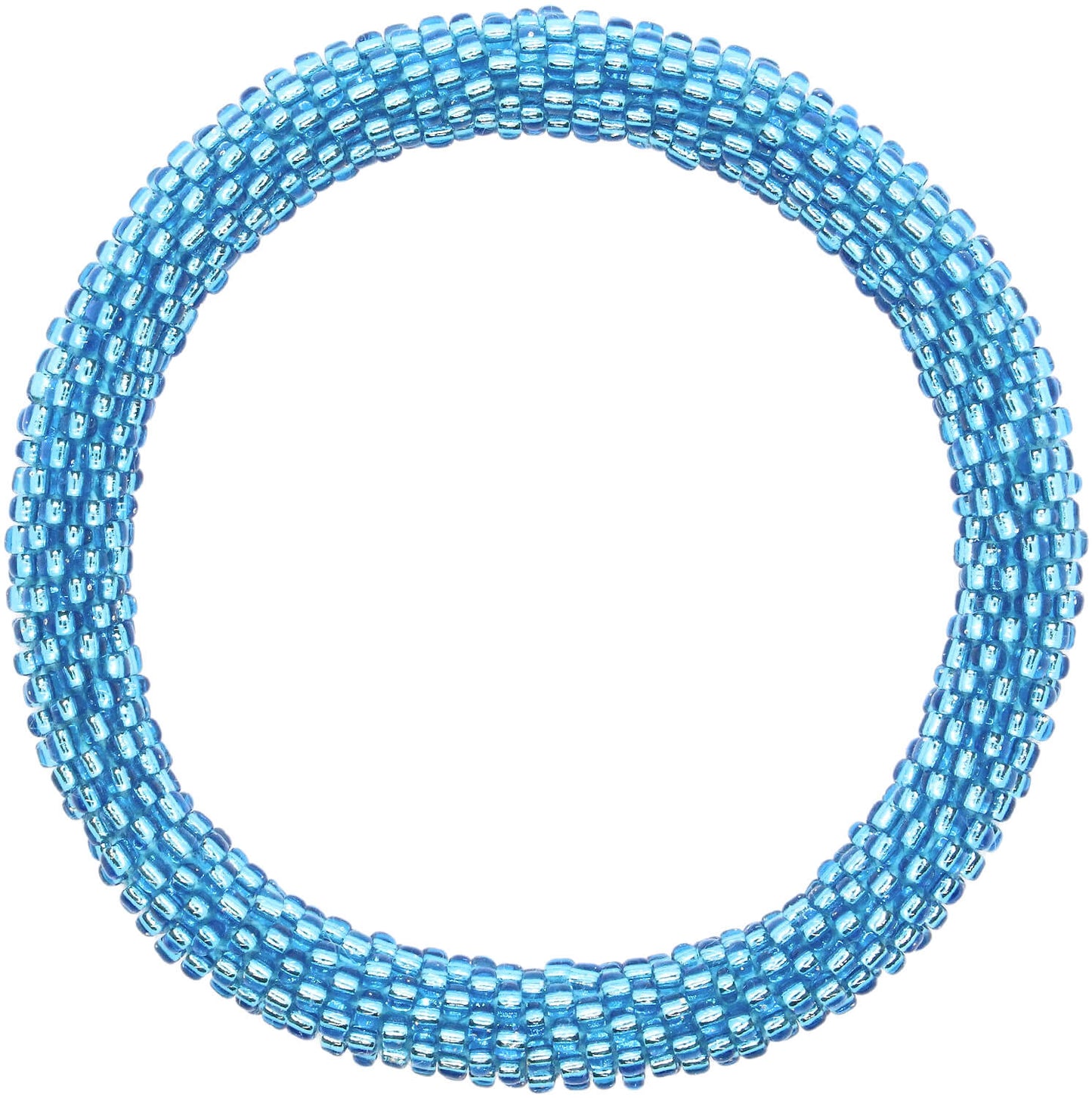 Mermaid Blue Solid - this was in a solids bag that went "missing" from Nov 18 cargo. Have the rest? - LOTUS SKY Nepal Bracelets