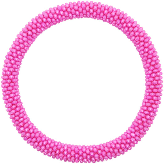 Hot Pink Solid - LOTUS SKY Nepal Bracelets