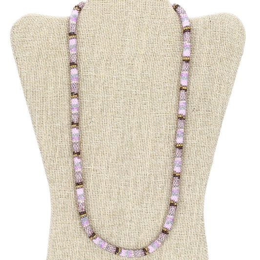 Moonlit Crystal 24" Single-Layer Necklace - LOTUS SKY Nepal Bracelets