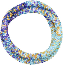 Mermaid Scales Blue 24" Single-Layer Necklace - LOTUS SKY Nepal Bracelets