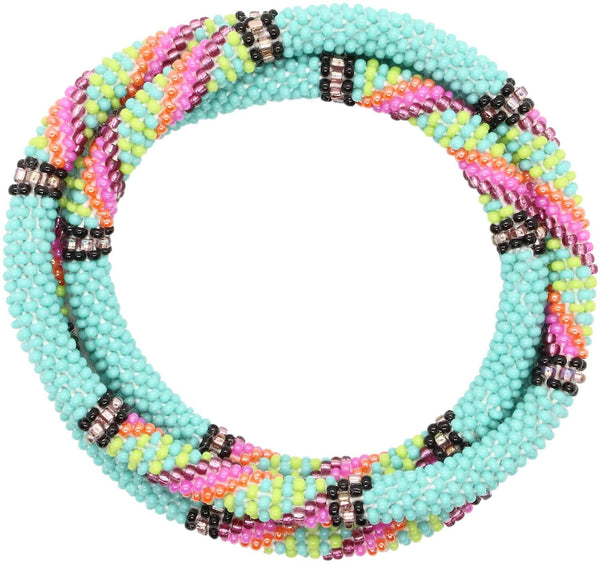 Maui Teal 24" Single-Layer Necklace - LOTUS SKY Nepal Bracelets