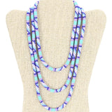 Aura 63" Triple-Wrapper Necklace - LOTUS SKY Nepal Bracelets
