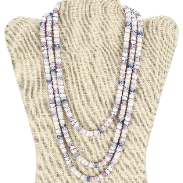 Make Me a Sweater 63" Triple-Wrapper Necklace - LOTUS SKY Nepal Bracelets