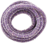 Dark Orchid Semisolid 63" Triple-Wrapper Necklace - LOTUS SKY Nepal Bracelets