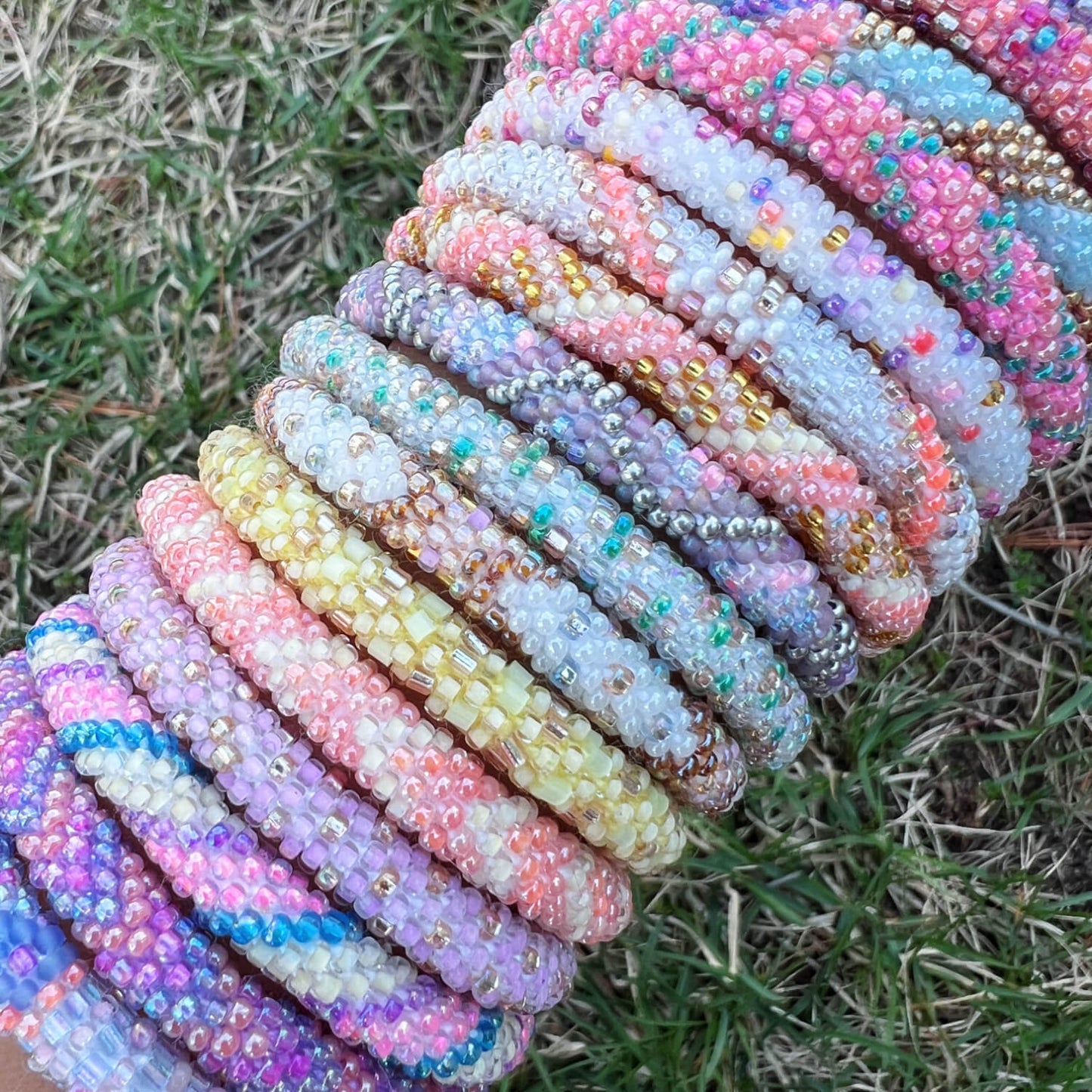 Shimmering Pastels Grab Bag - 6 bracelet sets!