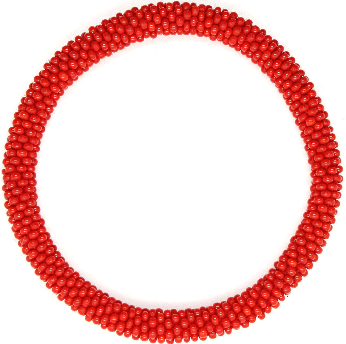 Bright Red Solid - LOTUS SKY Nepal Bracelets