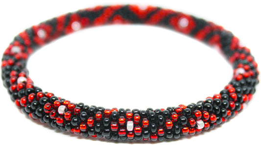 Crimson Crusher - LOTUS SKY Nepal Bracelets