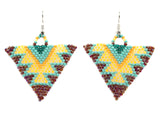 Canyon Light Triangle Earrings - LOTUS SKY Nepal Bracelets
