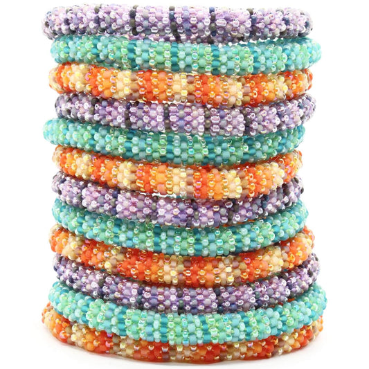 Rockability Purple Semisolid - LOTUS SKY Nepal Bracelets