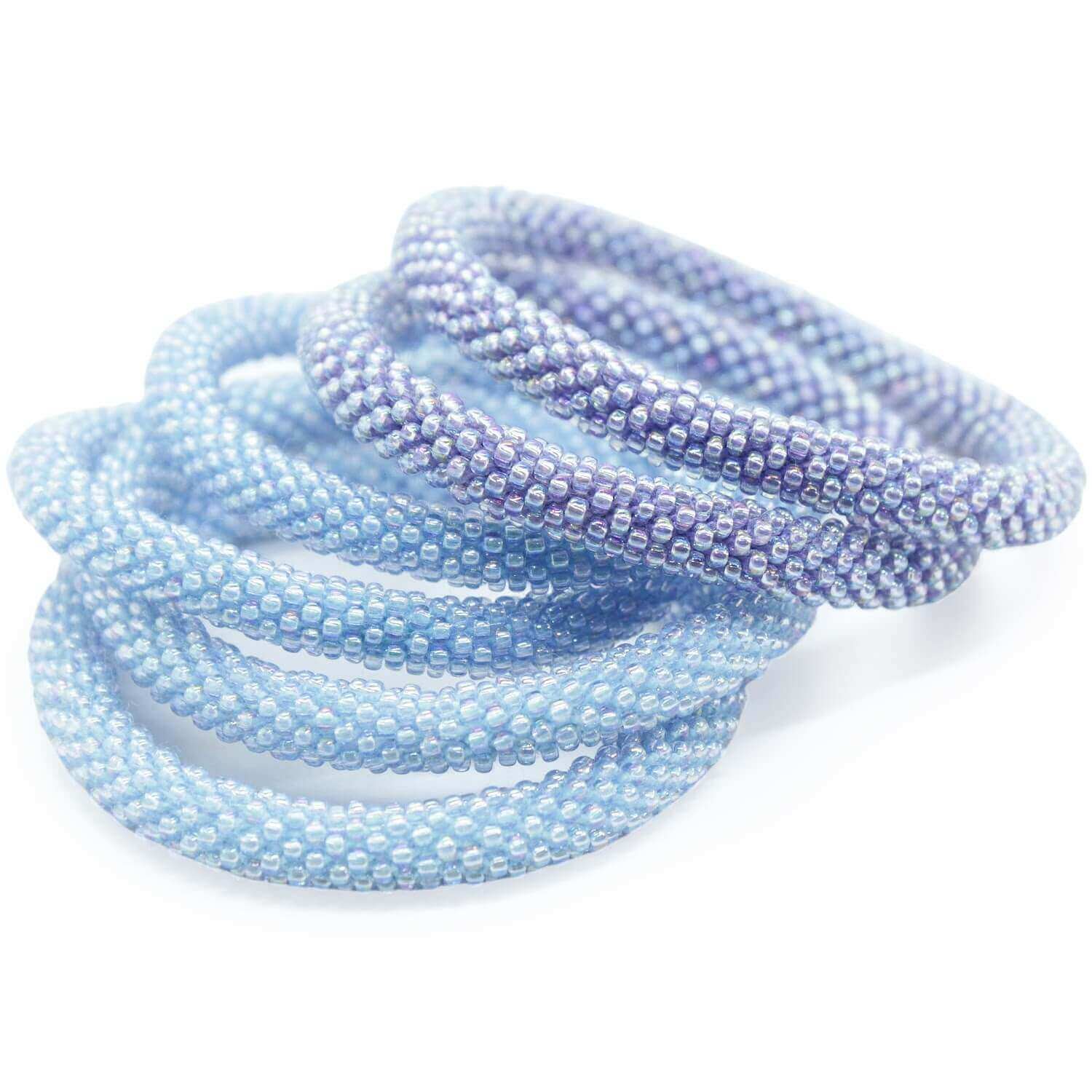 Pixie Cornflower Solid - LOTUS SKY Nepal Bracelets