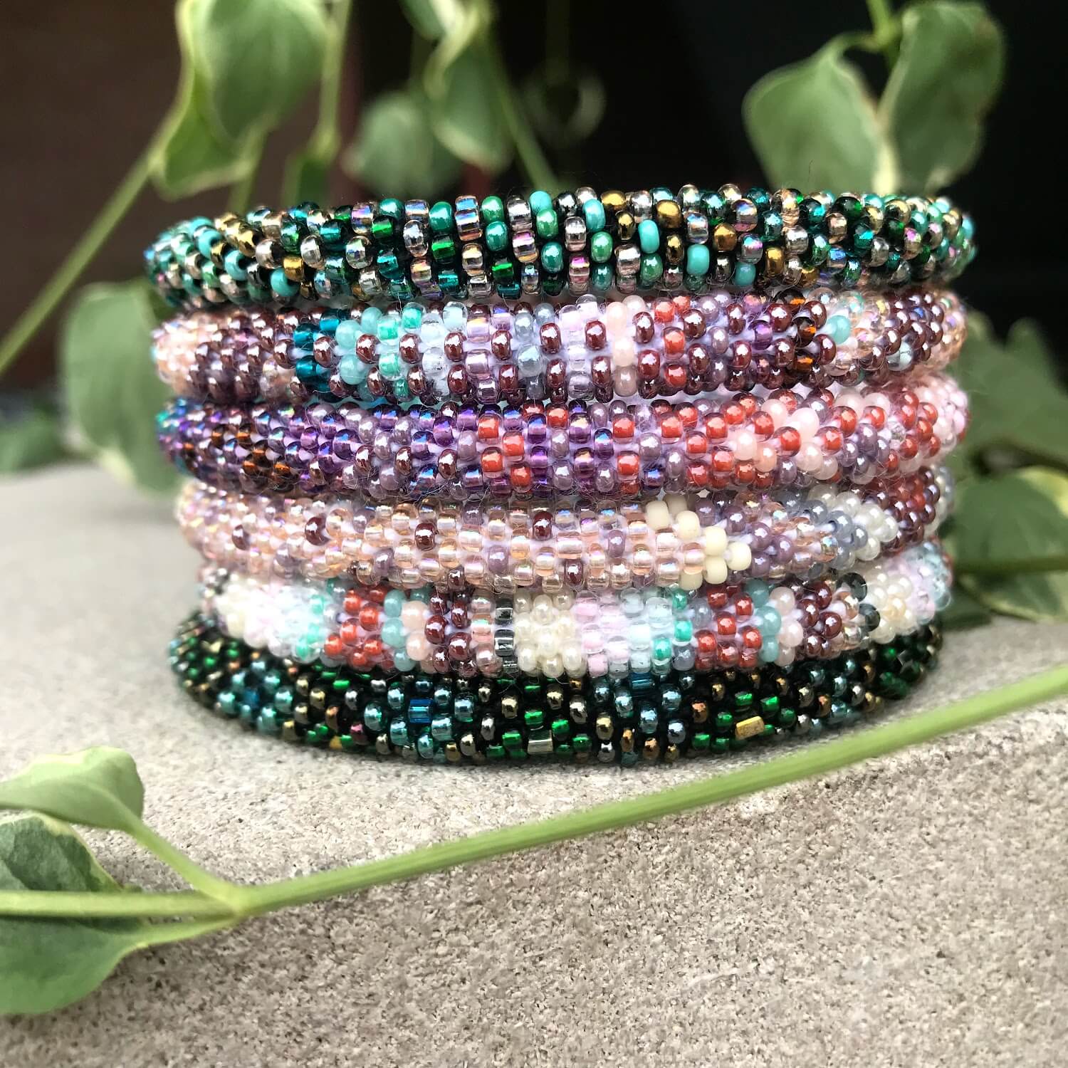 Hallowed Earth Ombré - LOTUS SKY Nepal Bracelets