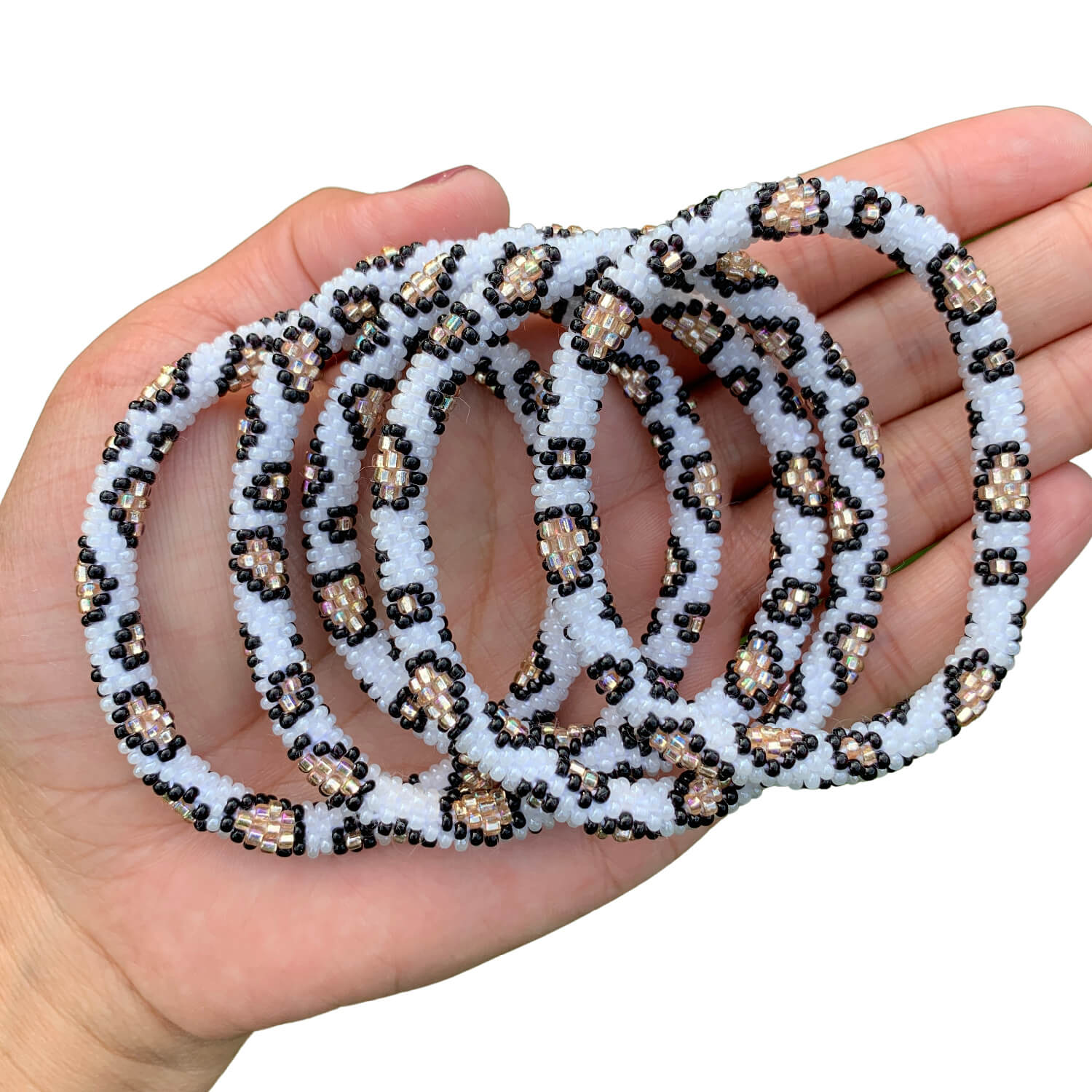Leopard Luxe - LOTUS SKY Nepal Bracelets