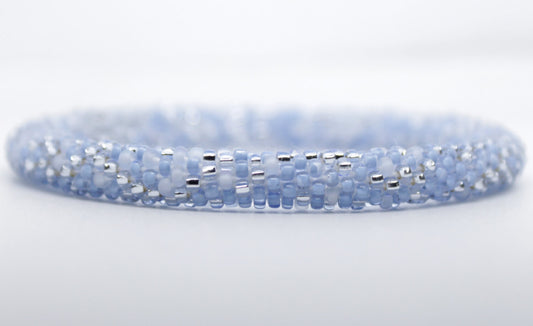 Light Acid Wash Denim - LOTUS SKY Nepal Bracelets