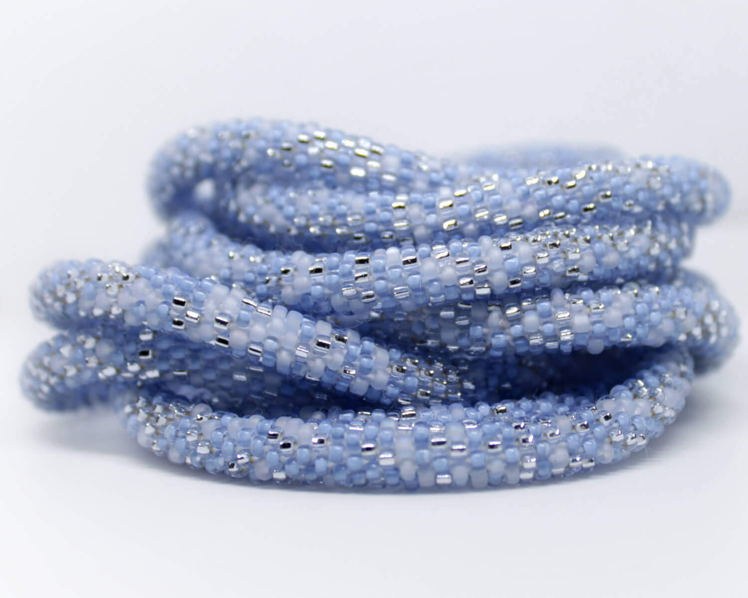 Light Acid Wash Denim - LOTUS SKY Nepal Bracelets